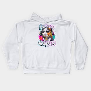 Imma Monsta! HAMSTER | Whitee | by Asarteon Kids Hoodie